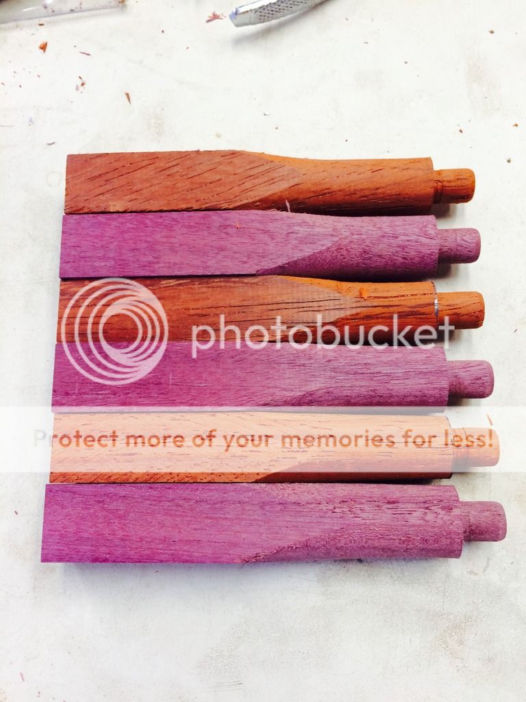 "Cedar Plugs" handmade from exotic hardwoods Bloodydecks